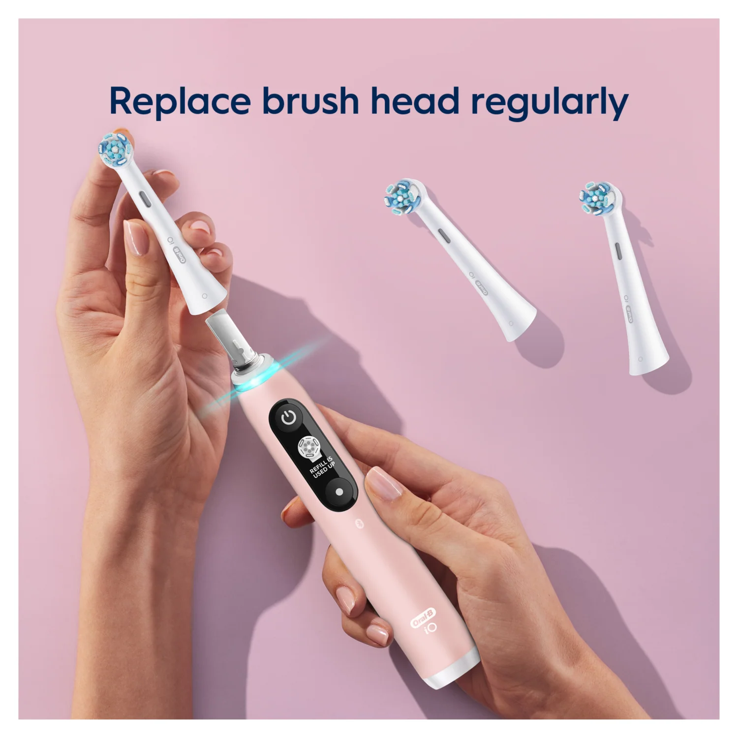 Oral-B iO Gentle Care Brush Heads 4 Pack - Image 3