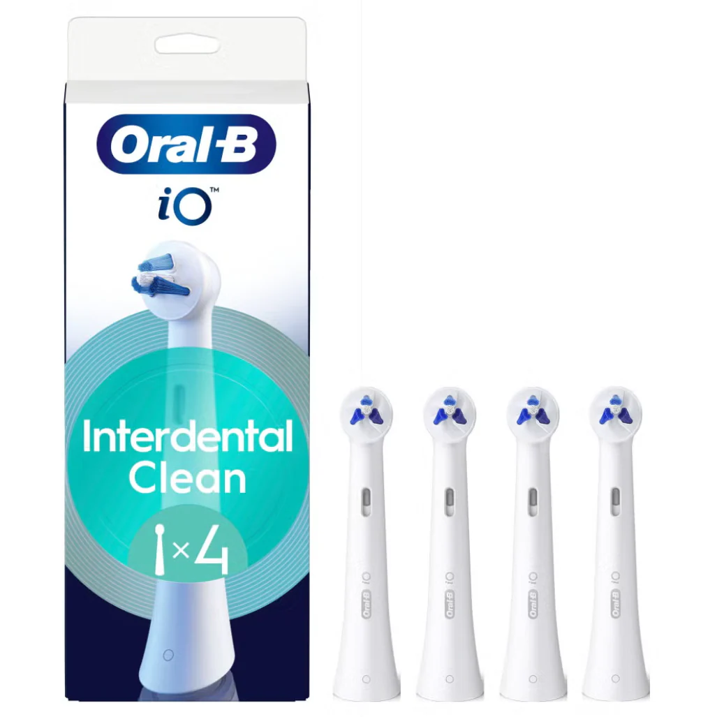 Oral-B iO Interdental Clean Brush Heads 4 Pack