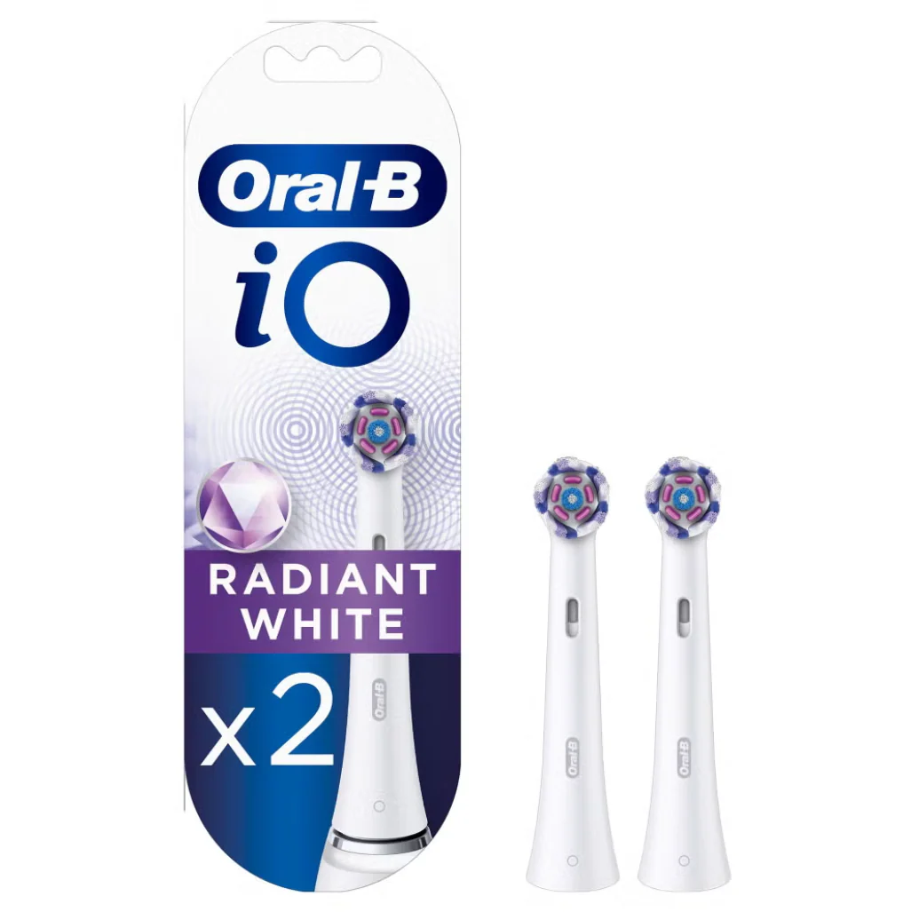 Oral-B iO Radiant White Brush Heads 2 Pack