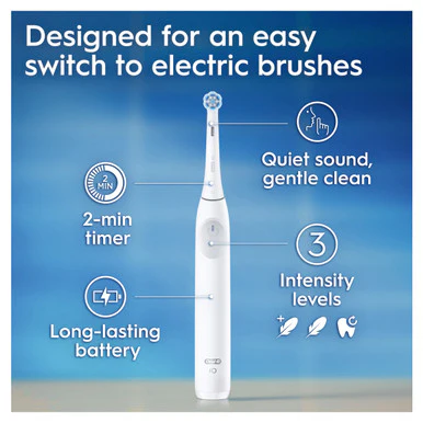 Oral-B iO2 White Electric Toothbrush + Travel Case - Image 5