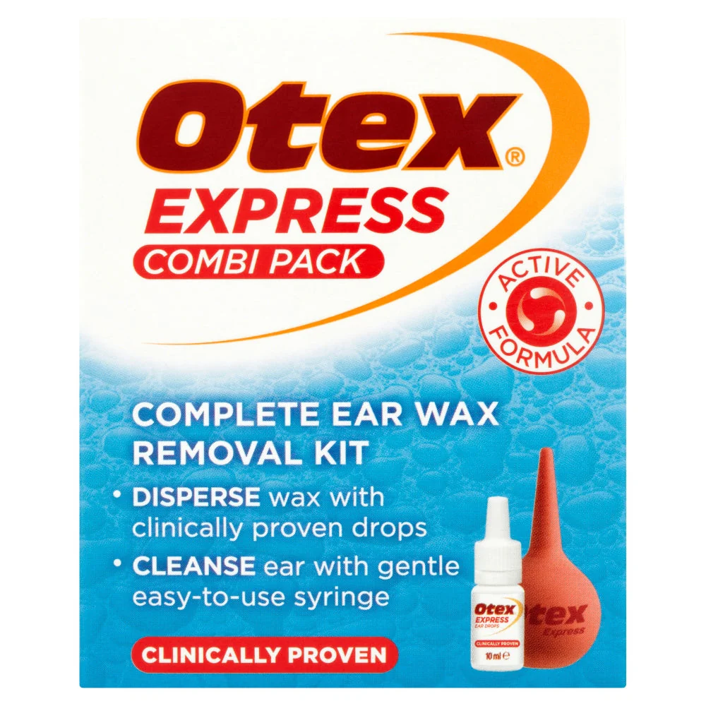 Otex Express Ear Wax Removal Kit Combi Pack
