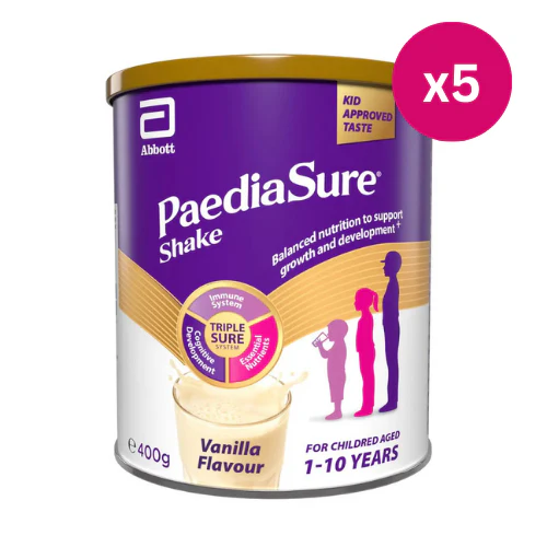 Paediasure Shake Powder Vanilla 400g x5
