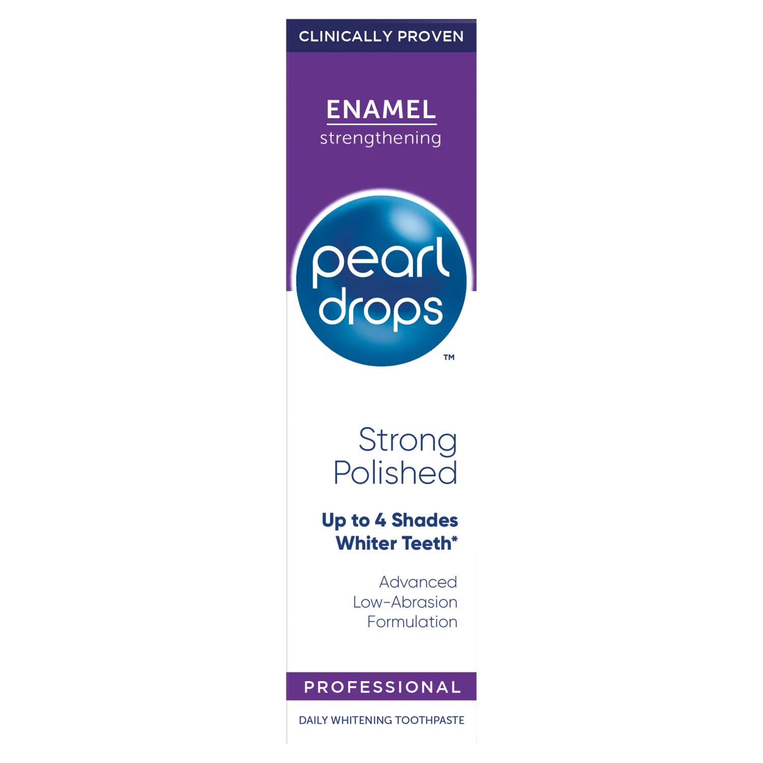 Pearl Drops Strong Polished Daily Whitening Toothpaste 75ml
