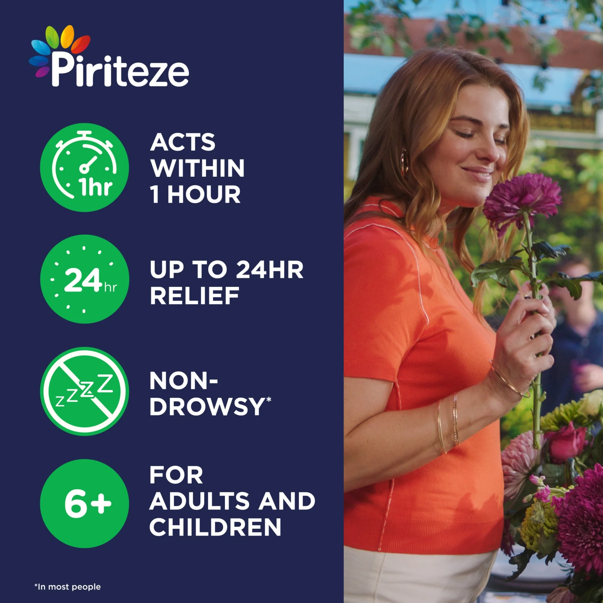 Piriteze Antihistamine Allergy Relief 30 Tablets - Image 2
