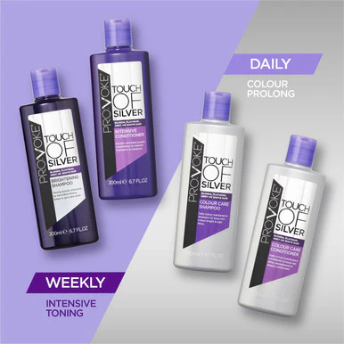 Pro:Voke Touch of Silver Colour Care Conditioner 400ml - Image 2