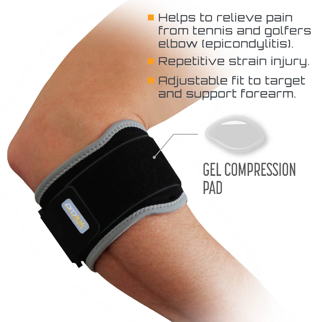 Protek Neoprene Tennis Elbow Support - Universal - Image 3