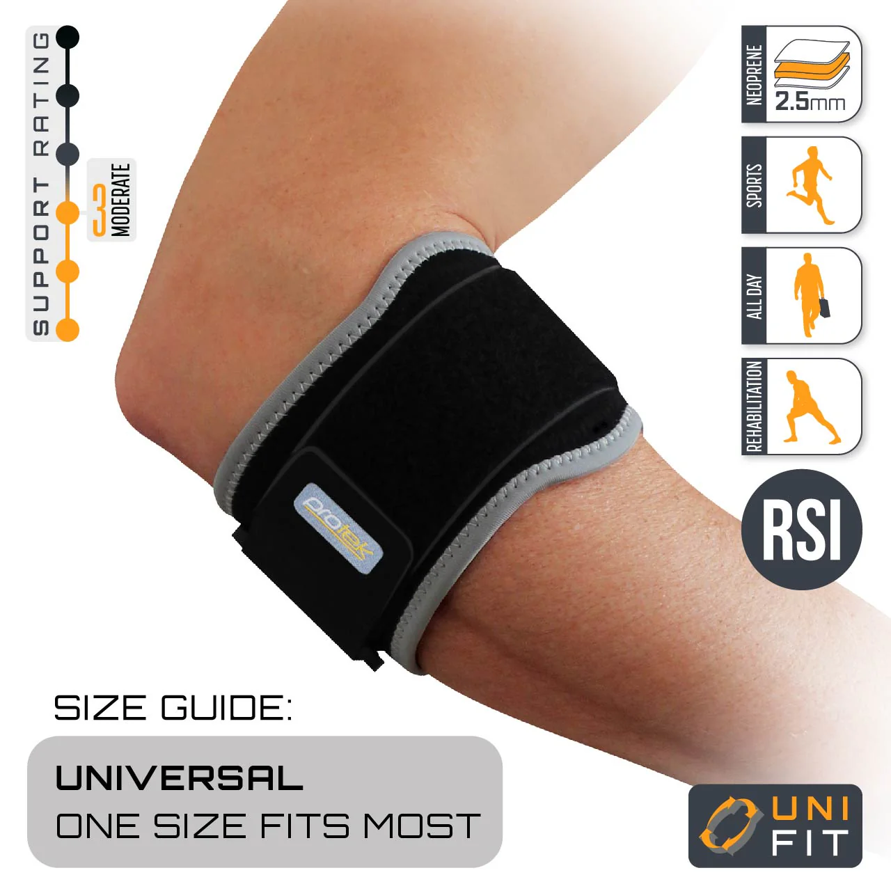 Protek Neoprene Tennis Elbow Support - Universal - Image 4