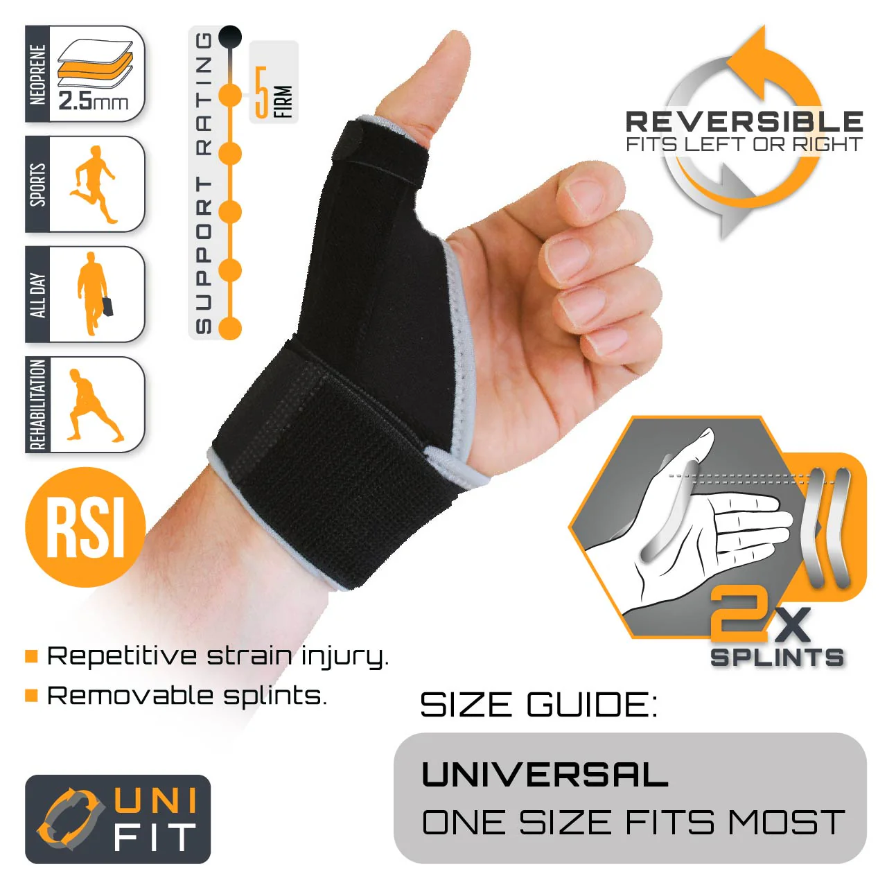 Protek Neoprene Thumb Brace - Universal - Image 3