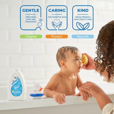 QV Baby Bath Oil 500ml - Image 3