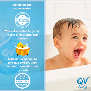 QV Baby Bath Oil 500ml - Image 4