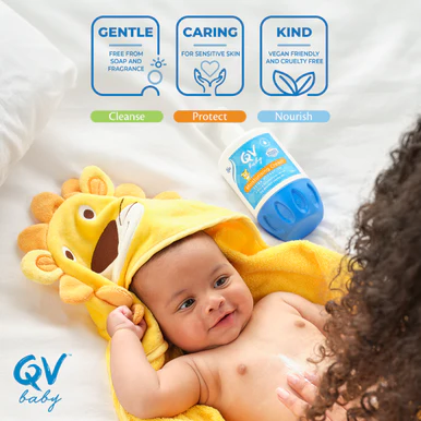 QV Baby Moisturising Cream Pump 250g - Image 3