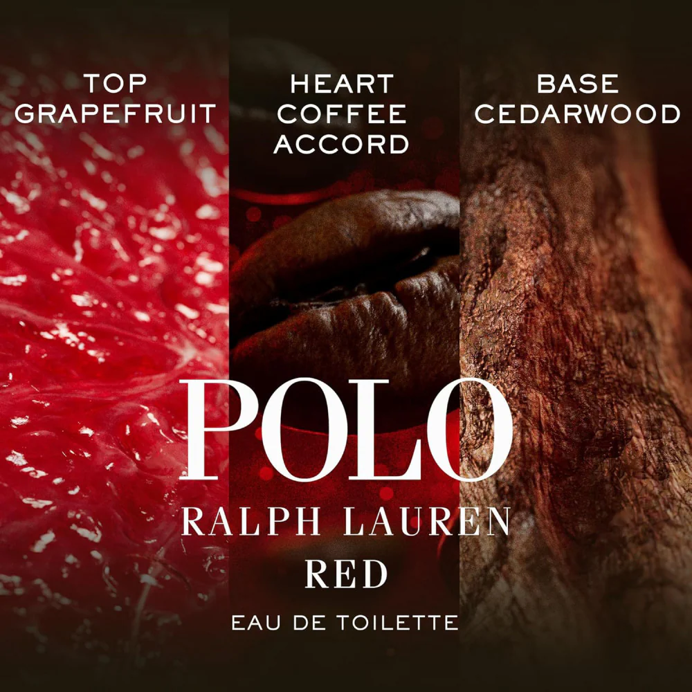 Ralph Lauren Polo Red Eau De Toilette 125ml - Image 3
