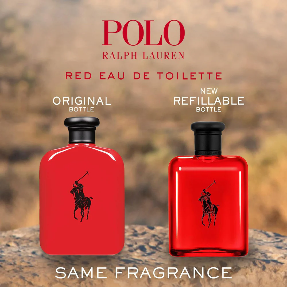Ralph Lauren Polo Red Eau De Toilette 75ml - Image 6