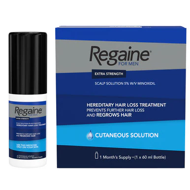 Regaine For Men Extra Strength Solution - 1 Month Supply 60ml Bottle