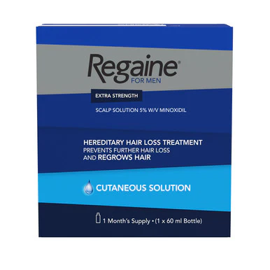 Regaine For Men Extra Strength Solution - 1 Month Supply 60ml Bottle - Image 2