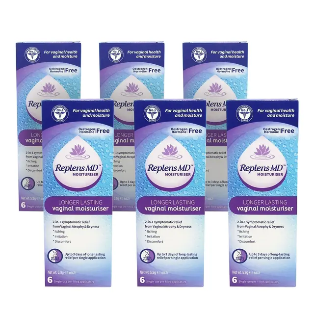Replens MD Vaginal Moisturiser x 6