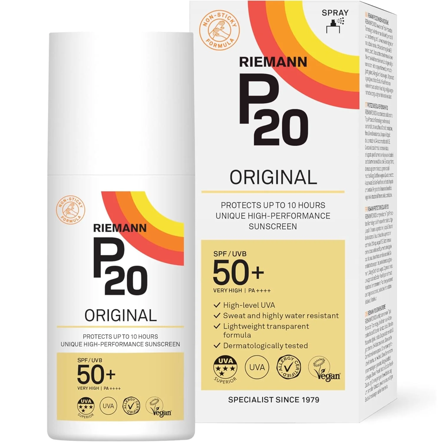 Riemann P20 Original SPF50 Spray