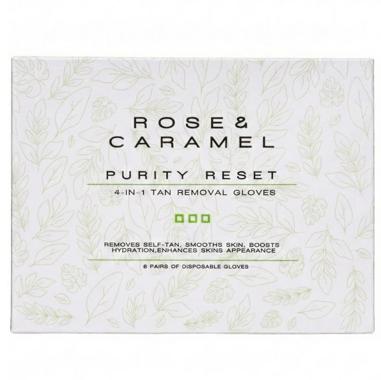 Rose & Caramel Purity Reset 4-in-1 Self Tan Removing Gloves 150g