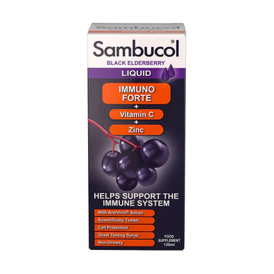 Sambucol Immuno Forte Liquid 120ml - Image 2