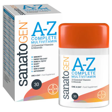 Sanatogen A-Z Complete Multivitamin 30 Tablets - Image 2