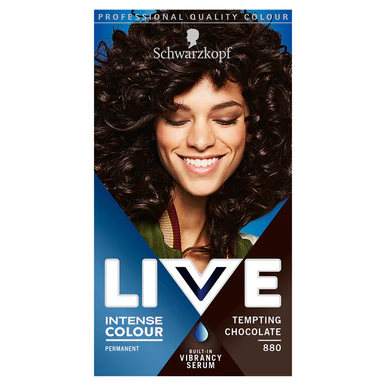 Schwarzkopf LIVE Intense Colour Permanent 880 Tempting Chocolate