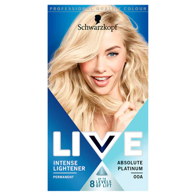 Schwarzkopf LIVE Intense Lightener Permanent 00A Absolute Platinum