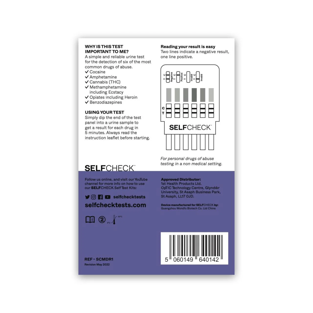SELFcheck Multi Drug Test - Image 2