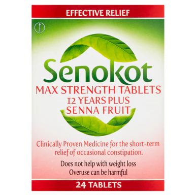 Senokot Max Strength (12 Years Plus) 24 Tablets