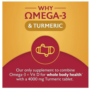 Seven Seas Omega 3 & Turmeric 30 Capsules + 30 Tablets - Image 4