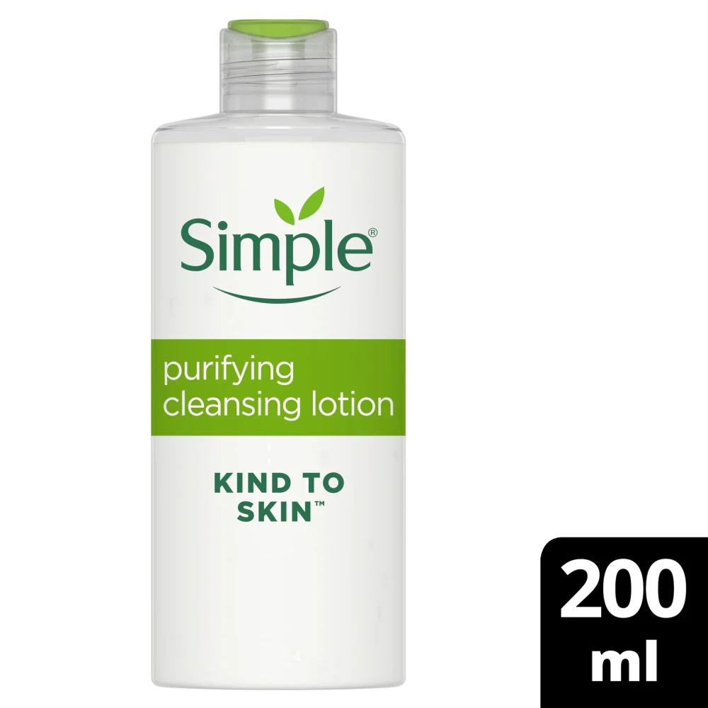 Simple Kind To Skin Purifying Cleansing Lotion 200ml - Image 3