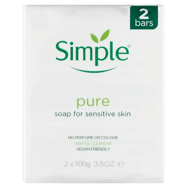 Simple Pure Soap 100g x 2