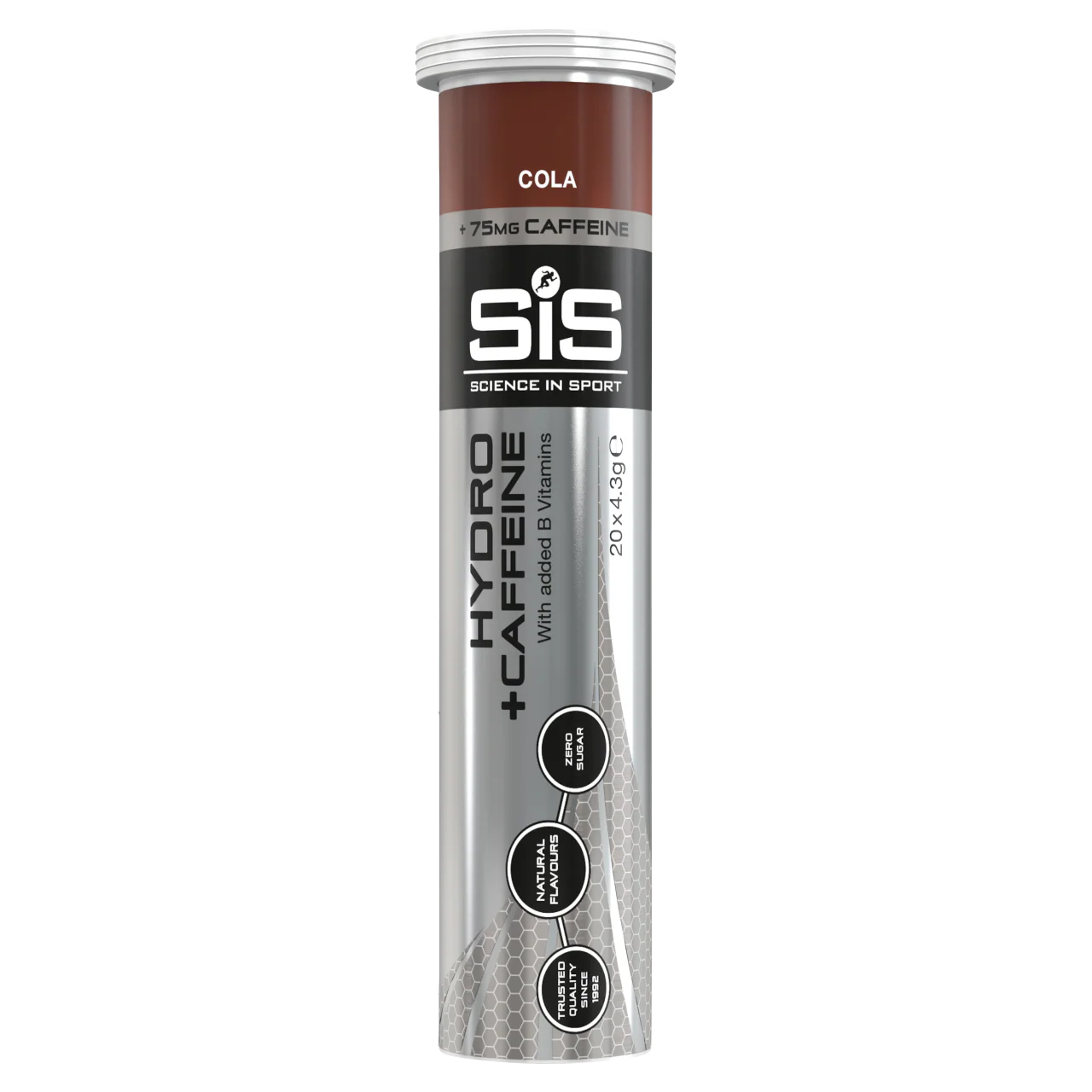SiS GO Hydro Hydration + Caffeine Tablets Cola 20x4g