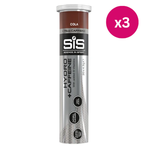 SiS GO Hydro Hydration + Caffeine Tablets Cola (20x4g) x3