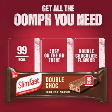 SlimFast Core Snack Bar Double Choc 6 x 25g - Image 2