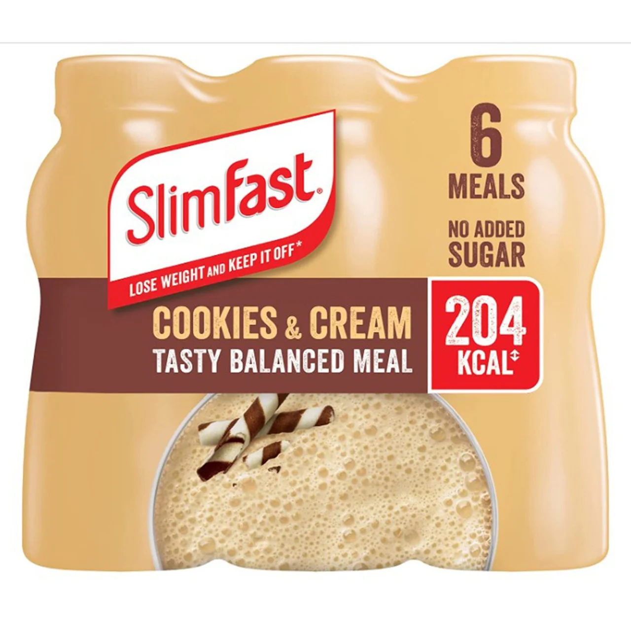 SlimFast Milkshake Cookies & Cream Multipack 6 x 325ml x3