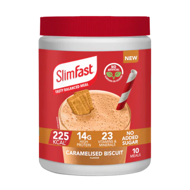 SlimFast Powder Caramelised Biscuit 365g x3