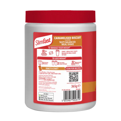 SlimFast Powder Caramelised Biscuit 365g x3 - Image 2