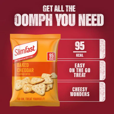 SlimFast Snack Bag Cheddar Bites 22g - Image 2