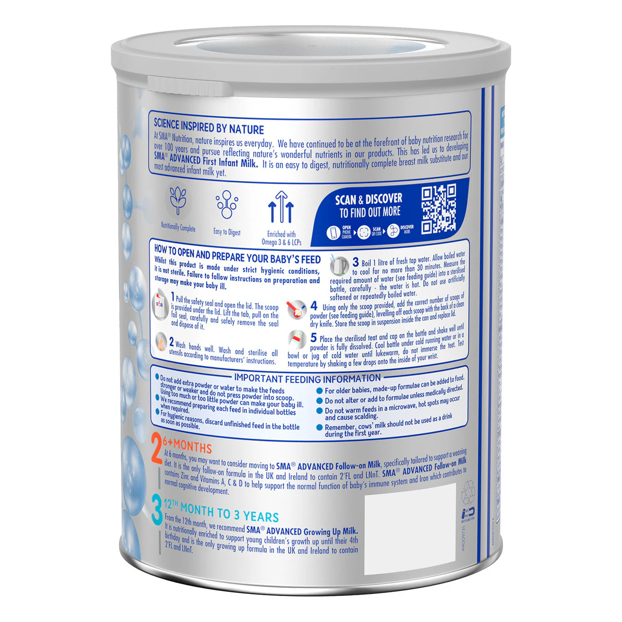 SMA Advanced First Infant Milk From Birth 800g - Image 3