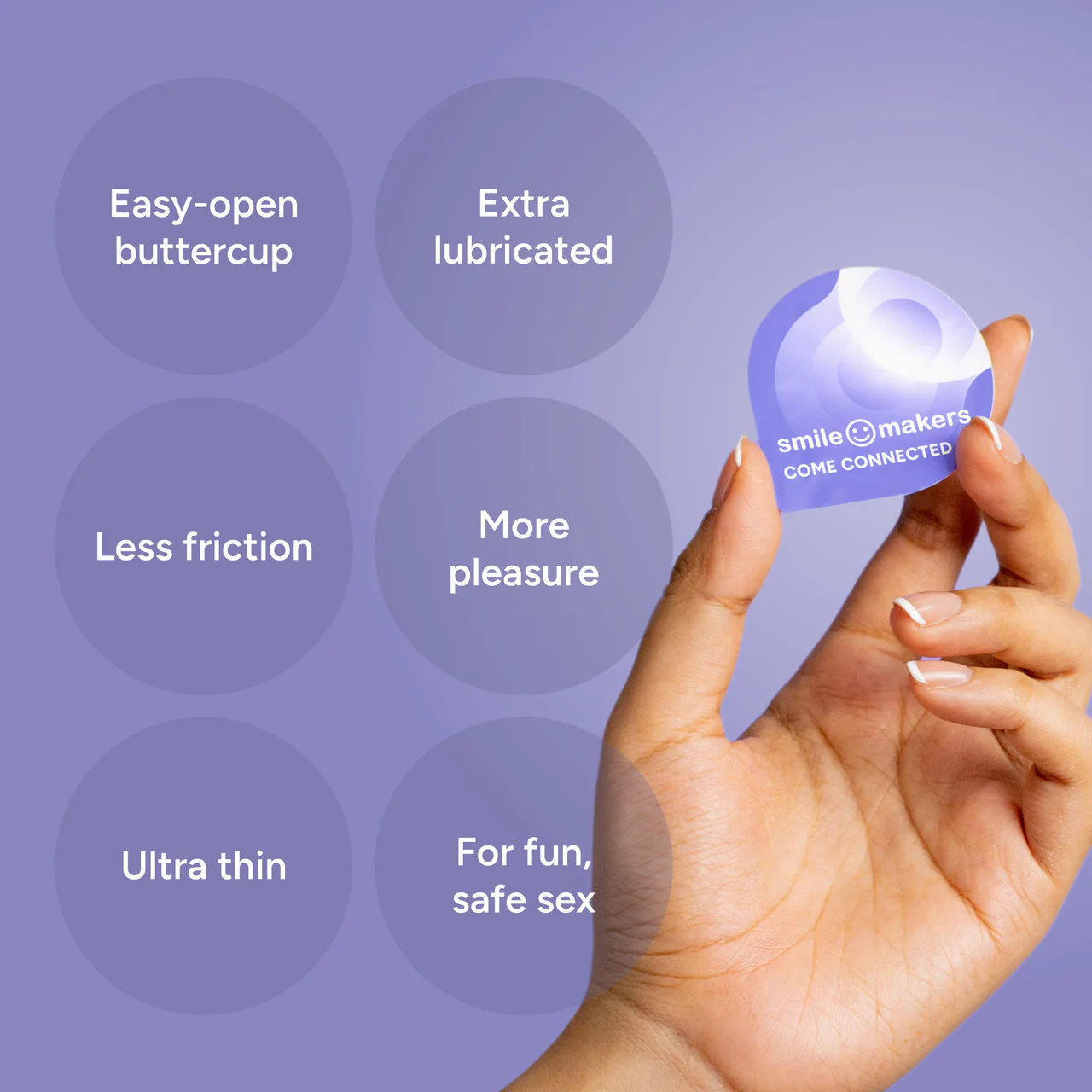 Smile Makers Come Connected Ultra-Thin Natural Condoms 10s - Image 3