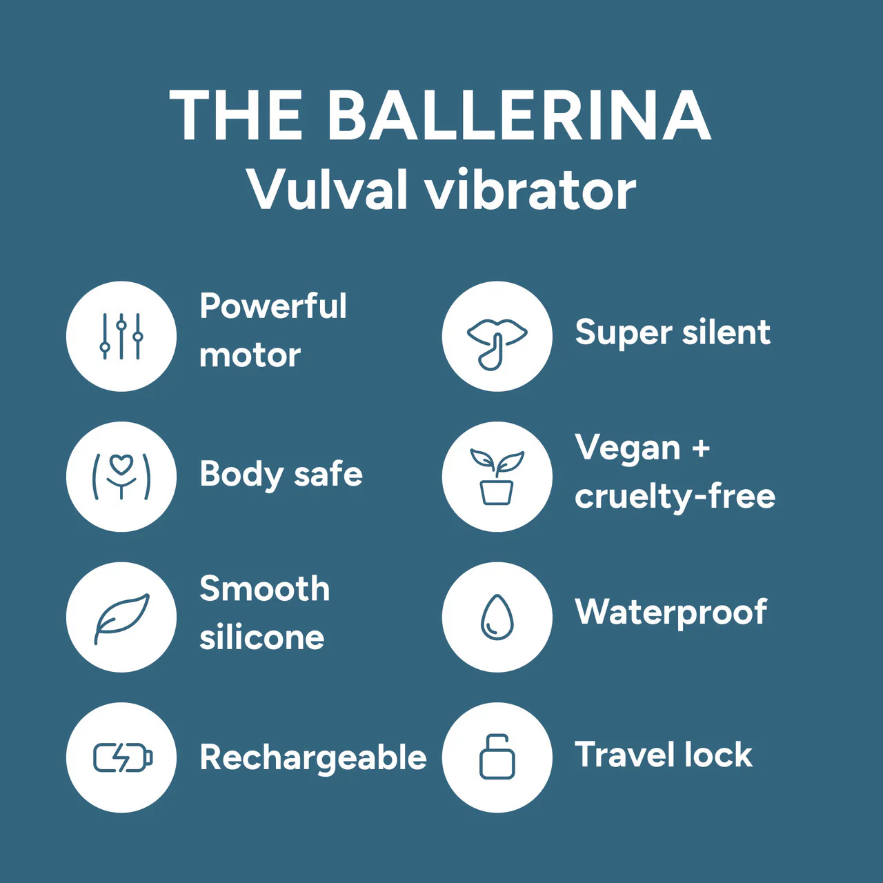 Smile Makers The Ballerina Vulva & Clitoral Vibrator - Image 2