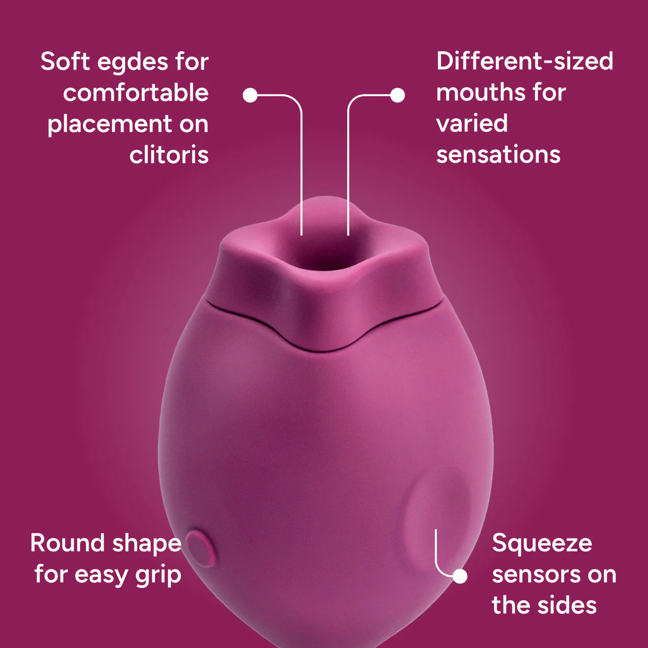 Smile Makers The Poet Clitoral Suction Stimulator - Image 3