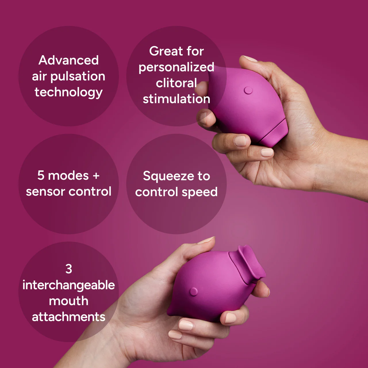 Smile Makers The Poet Clitoral Suction Stimulator - Image 4