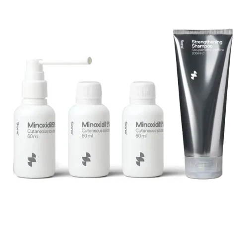 Sons Minoxidil 3 month & Shampoo Bundle