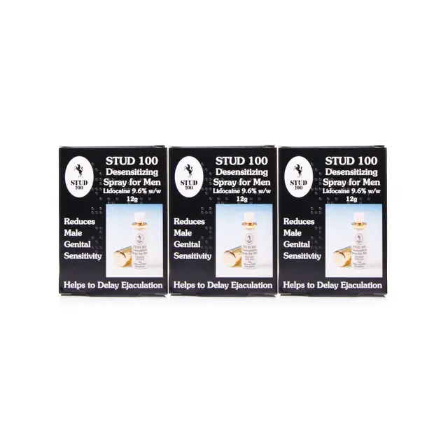 Stud 100 Desensitizing Spray For Men x 3