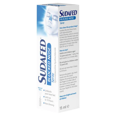 Sudafed Blocked Nose Spray 15ml - Image 3