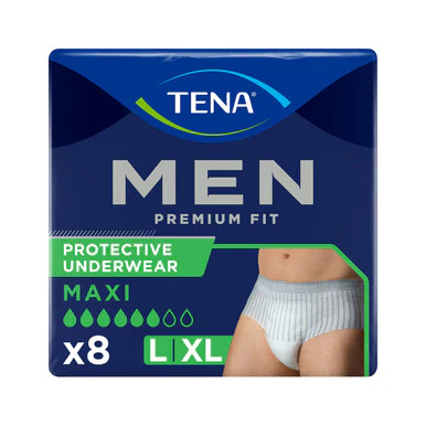 Tena Men Premium Fit Level 4 Pants Large 8s