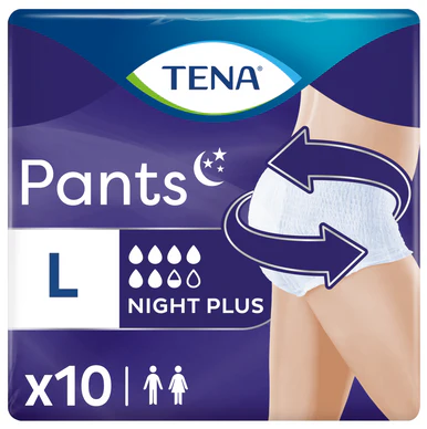 TENA Night Pants Large 12 Pack