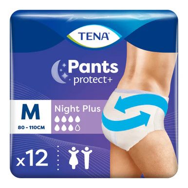 TENA Night Pants Medium 12 Pack