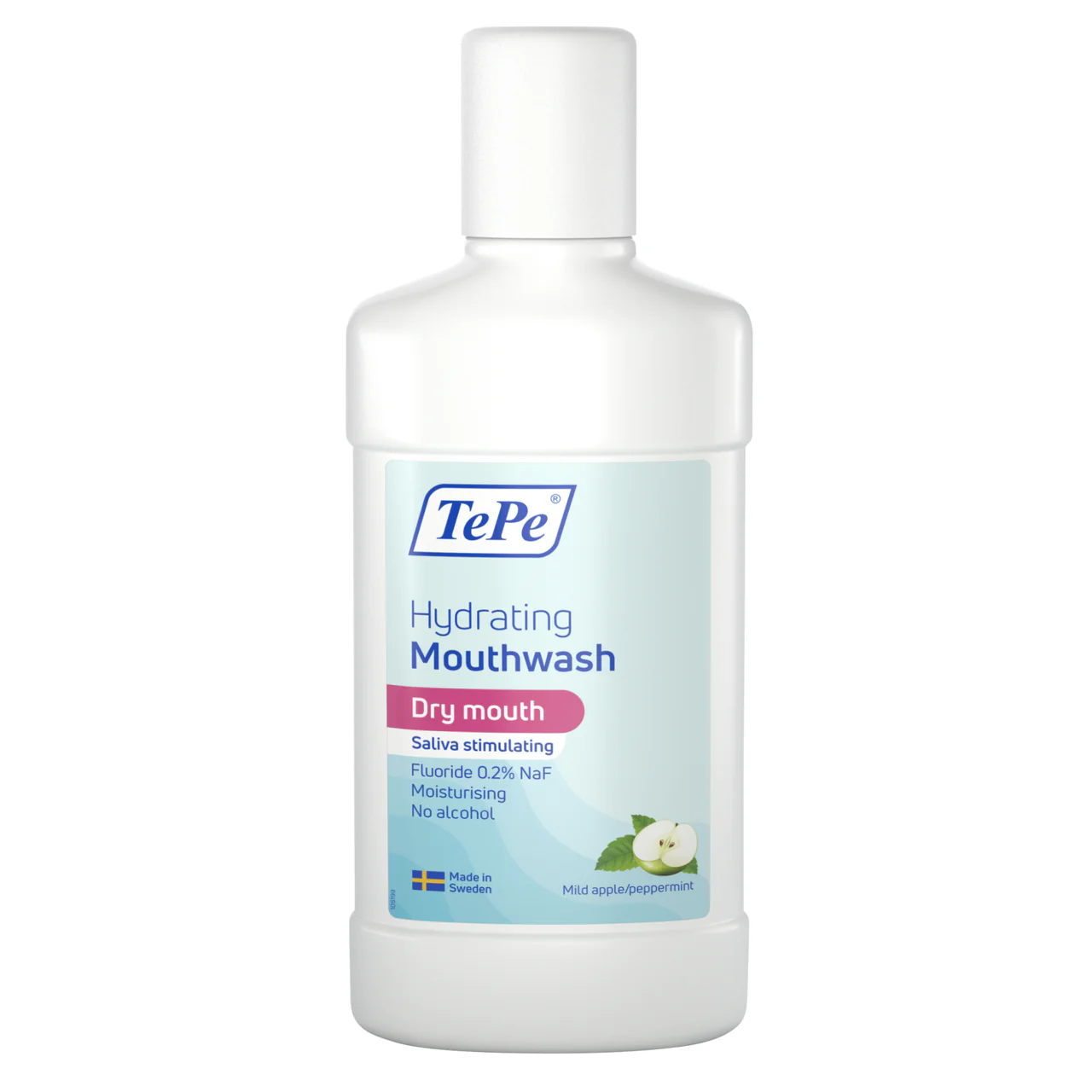 TePe Hydrating Mouthwash Apple & Peppermint 500ml